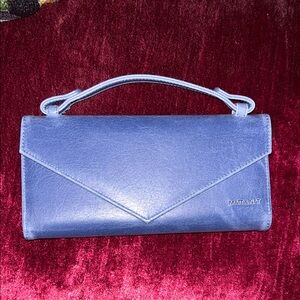 Matt & Nat Blue Envelope Wristlet Clutch
